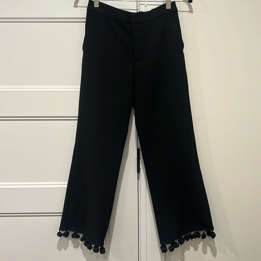 Zara Trousers with Pom Pom Detail